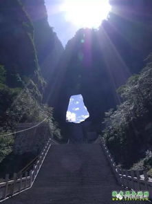 中国张家界的天然石桥与独特地貌的区别
